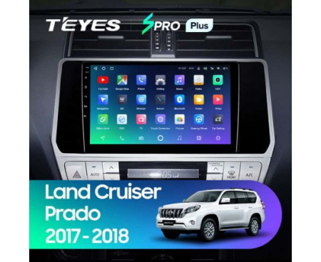 Автомагнитола Teyes SPRO Plus 4/32Gb Toyota Land Cruiser Prado 2017-2018