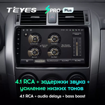 Автомагнитола Teyes SPRO Plus 4/32Gb Toyota Corolla 10 Тип-A