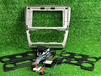 Комплект для Android магнитолы на Skoda Octavia 2008-2013 Тип-B Серый