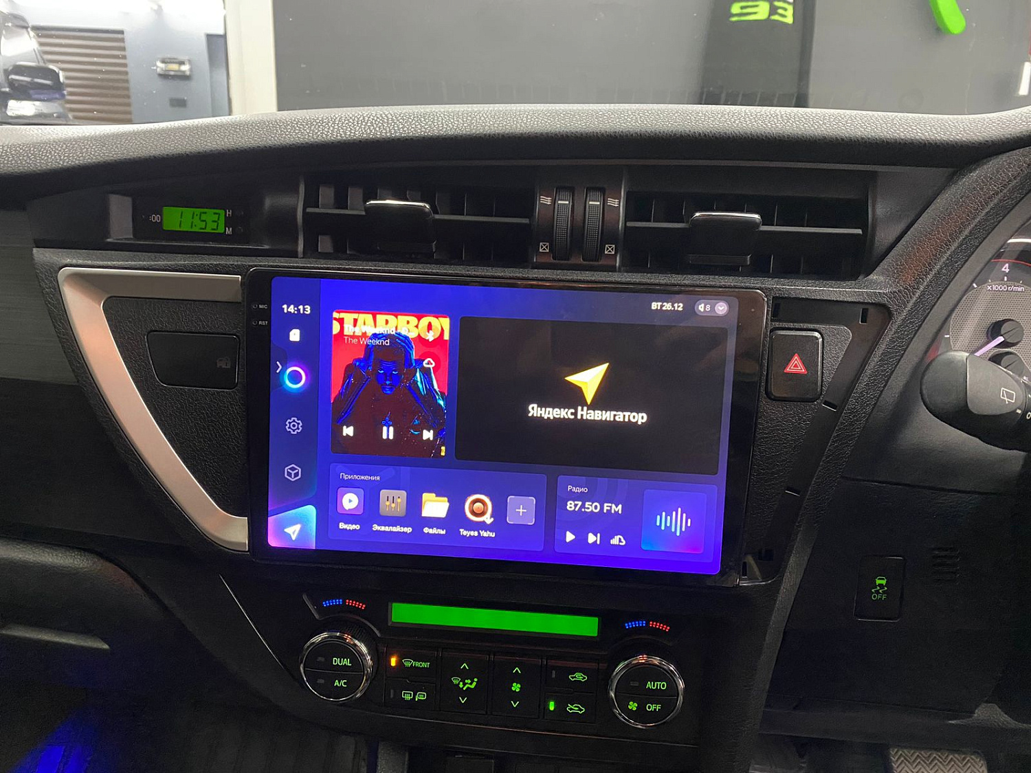 Установка аудио системы и установка головного устройства Teyes CC3 2K 4/32Gb в Toyota Auris