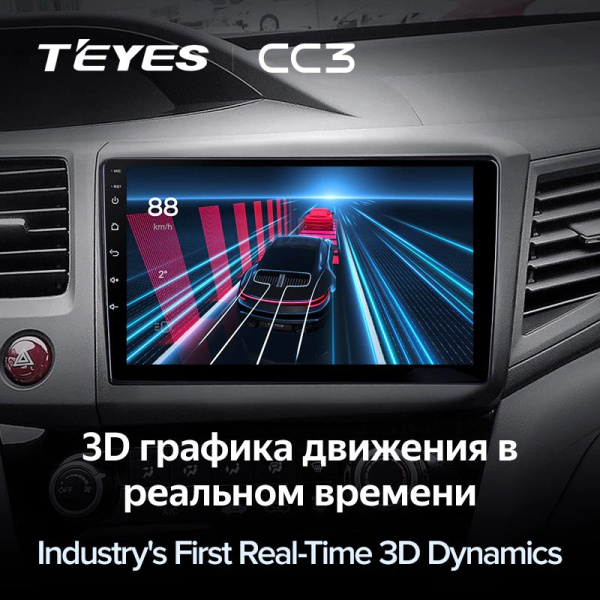 Автомагнитола Teyes CC3 4/32Gb Honda Civic 9 FB FK FD Автомагнитола Teyes CC3 4/32Gb Honda Civic 9 FB FK FD