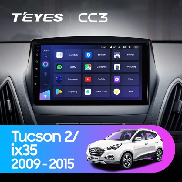 Автомагнитола Teyes CC3 4/32Gb Hyundai Tucson 2 / IX35 Автомагнитола Teyes CC3 4/32Gb Hyundai Tucson 2 / IX35