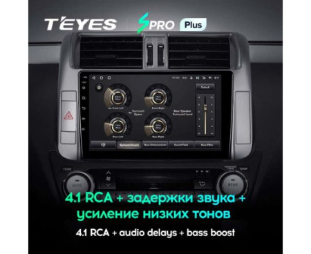 Автомагнитола Teyes SPRO Plus 4/32Gb Toyota Land Cruiser Prado Тип-A