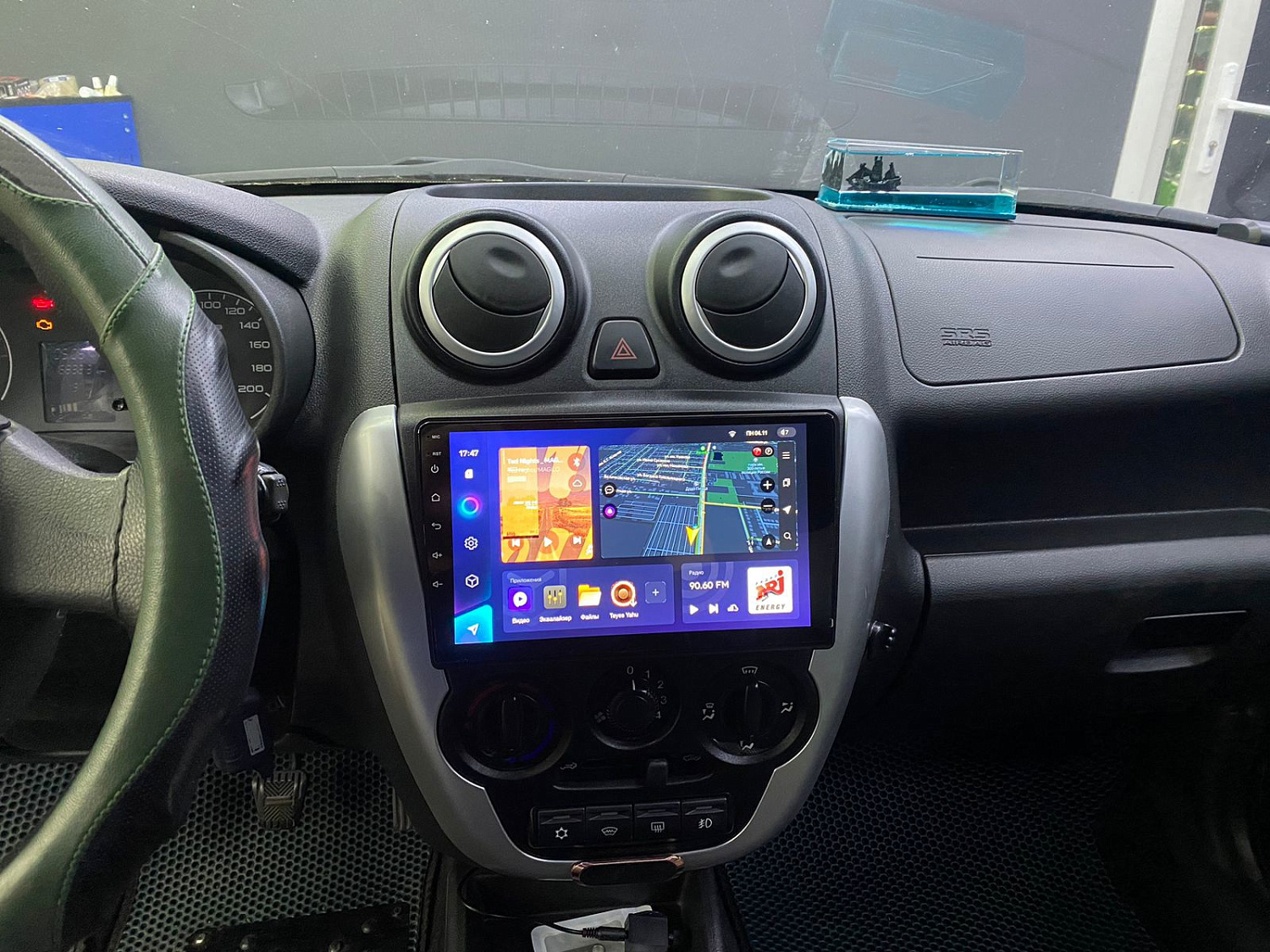 Установка аудио системы и установка головного устройства Teyes CC3 4/32Gb в Lada Granta