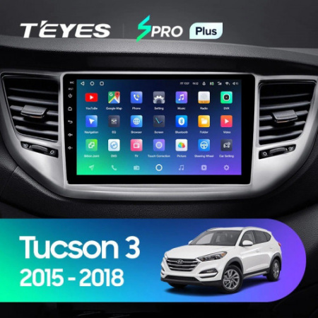 Автомагнитола Teyes SPRO Plus 4/32Gb Hyundai Tucson 3 Тип-A
