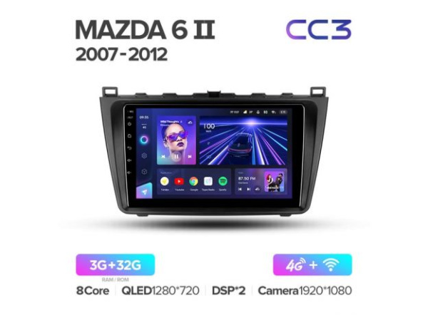 Автомагнитола Teyes CC3 4/32Gb Mazda 6 GH Автомагнитола Teyes CC3 4/32Gb Mazda 6 GH