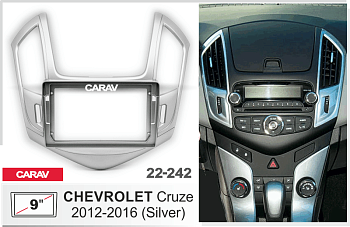 CARAV 22-242 | 9" переходная рамка Chevrolet Cruze 2012-2015