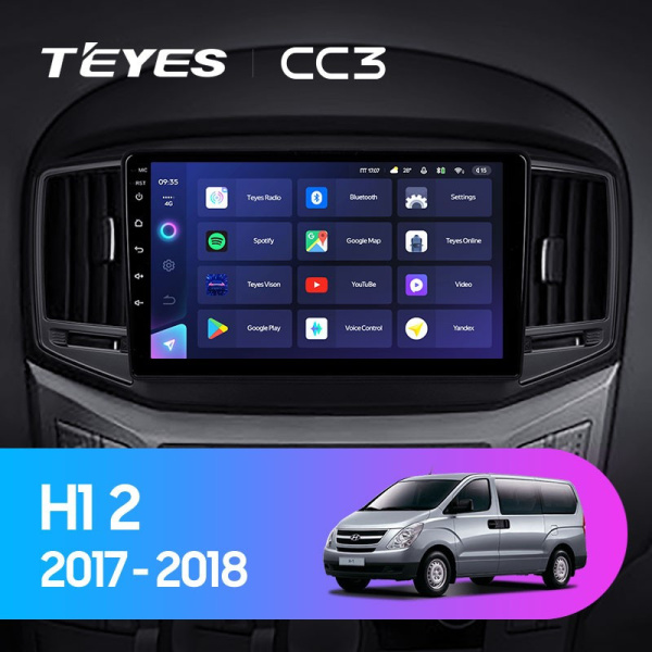 Автомагнитола Teyes CC3 4/32Gb Hyundai H1 2 Автомагнитола Teyes CC3 4/32Gb Hyundai H1 2