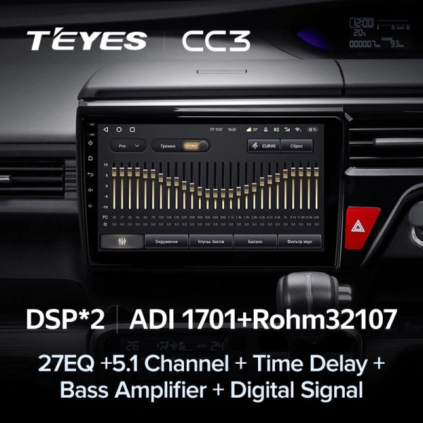 Автомагнитола Teyes CC3 4/32Gb Honda StepWGN 5 Тип-B