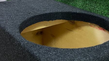 Универсальный короб под 15" сабвуфер на трубе