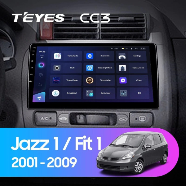 Автомагнитола Teyes CC3 4/32Gb Honda Fit 1 / Jazz 1 Левый руль Автомагнитола Teyes CC3 4/32Gb Honda Fit 1 / Jazz 1 Левый руль
