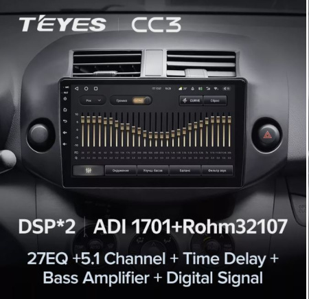 Автомагнитола Teyes CC3 4/32Gb Toyota RAV4 3