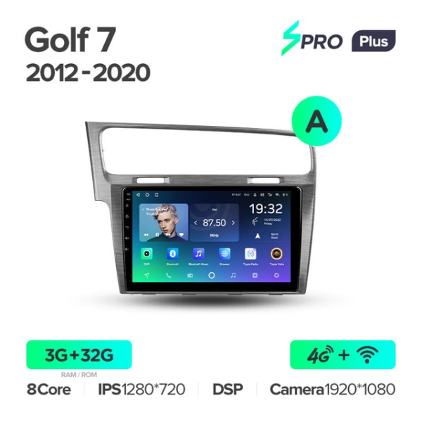 Автомагнитола Teyes SPRO Plus 4/32Gb Volkswagen Golf 7 Тип-A Автомагнитола Teyes SPRO Plus 4/32Gb Volkswagen Golf 7 Тип-A