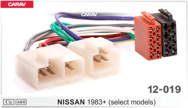 CARAV 12-019 (ISO-переходник для а/м NISSAN 1993+)