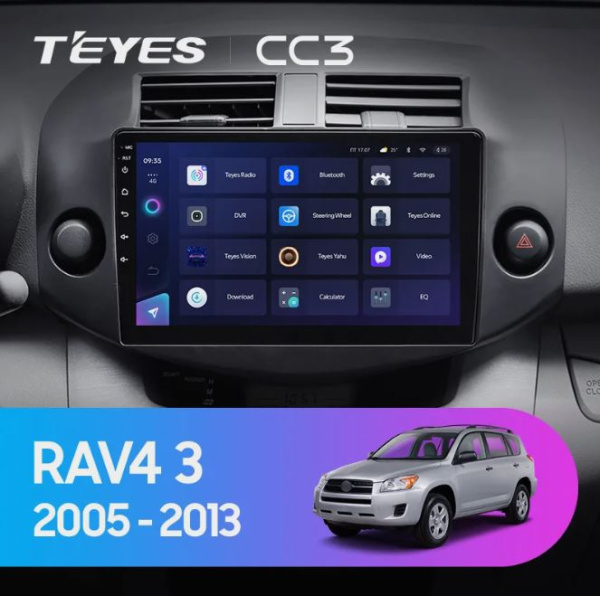 Автомагнитола Teyes CC3 4/32Gb Toyota RAV4 3