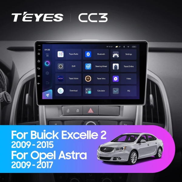 Автомагнитола Teyes CC3 4/32Gb Opel Astra J