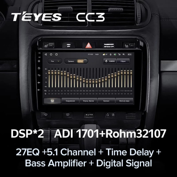 Автомагнитола Teyes CC3 4/32Gb Porsche Cayenne I 1 9PA Автомагнитола Teyes CC3 4/32Gb Porsche Cayenne I 1 9PA