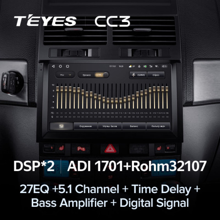 Автомагнитола Teyes CC3 4/32Gb Volkswagen Touareg