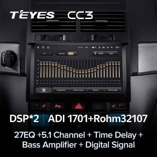 Автомагнитола Teyes CC3 4/32Gb Volkswagen Touareg Автомагнитола Teyes CC3 4/32Gb Volkswagen Touareg