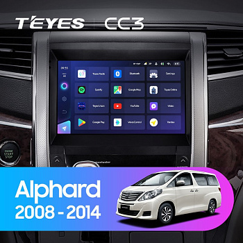Автомагнитола Teyes CC3 4/32Gb Toyota Alphard H20