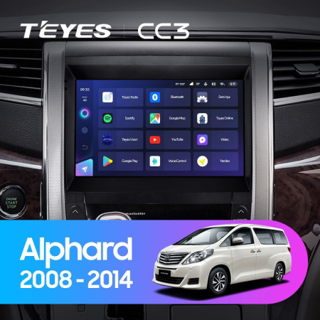 Автомагнитола Teyes CC3 4/32Gb Toyota Alphard H20
