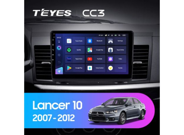 Автомагнитола Teyes CC3 4/32Gb Mitsubishi Lancer 10 Тип-A