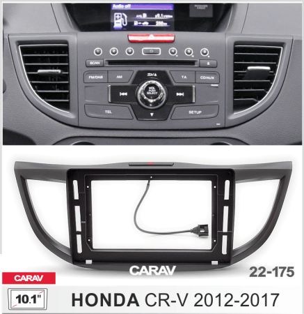 CARAV 22-175 | 10.1" переходная рамка Honda CR-V 2011-2018