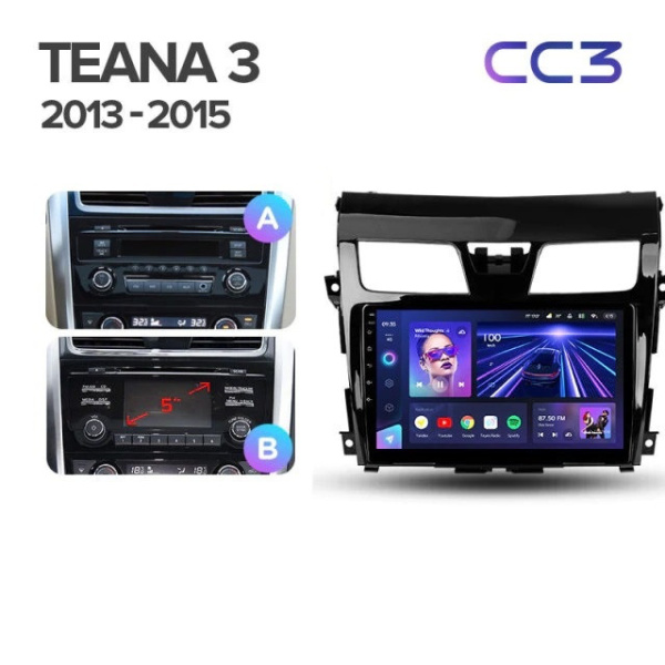 Автомагнитола Teyes CC3 4/32Gb Nissan Teana J33 Тип-B Автомагнитола Teyes CC3 4/32Gb Nissan Teana J33 Тип-B