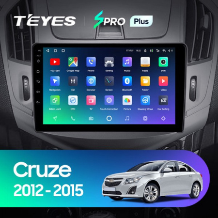 Автомагнитола Teyes SPRO Plus 4/32Gb Chevrolet Cruze Серая