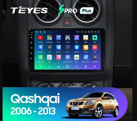 Автомагнитола Teyes SPRO Plus 4/32Gb Nissan Qashqai Тип-A