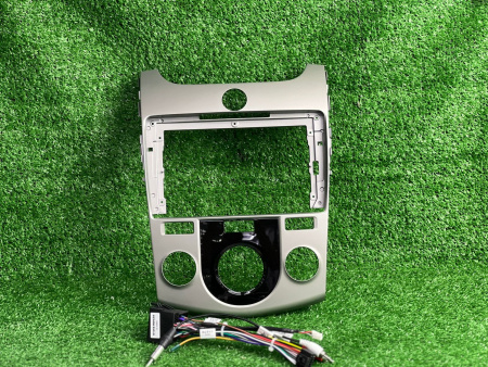 Комплект для Android магнитолы на Kia Cerato 2008-2013 Тип-A (Серебристый)