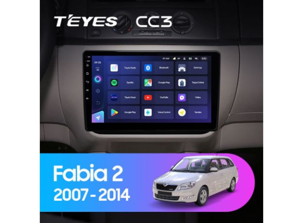 Автомагнитола Teyes CC3 4/32Gb Skoda Fabia Автомагнитола Teyes CC3 4/32Gb Skoda Fabia