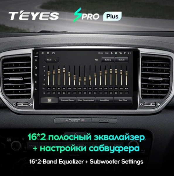 Автомагнитола Teyes SPRO Plus 4/32Gb Kia Sportage 4 Тип-B