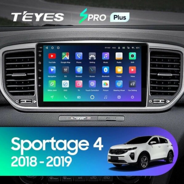 Автомагнитола Teyes SPRO Plus 4/32Gb Kia Sportage 4 Тип-B