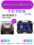 Автомагнитола Teyes CC3L 4/32Gb Kia Sportage 3 Тип-C