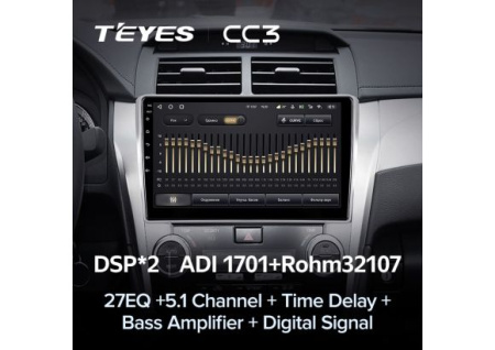 Автомагнитола Teyes CC3 4/32Gb Toyota Camry 7 2011-2014 Тип-A