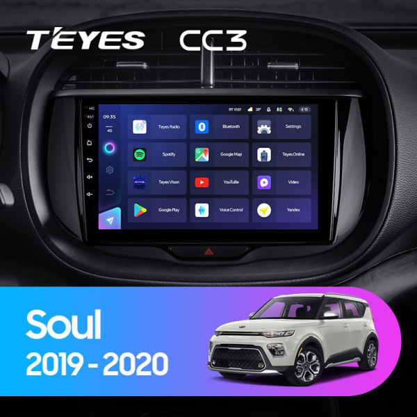 Автомагнитола Teyes CC3 4/32Gb Kia Soul Автомагнитола Teyes CC3 4/32Gb Kia Soul