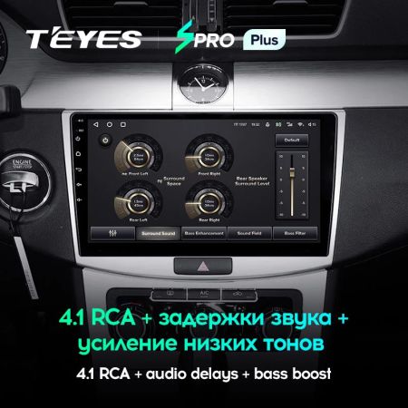 Автомагнитола Teyes SPRO Plus 4/32Gb Volkswagen Passat 7