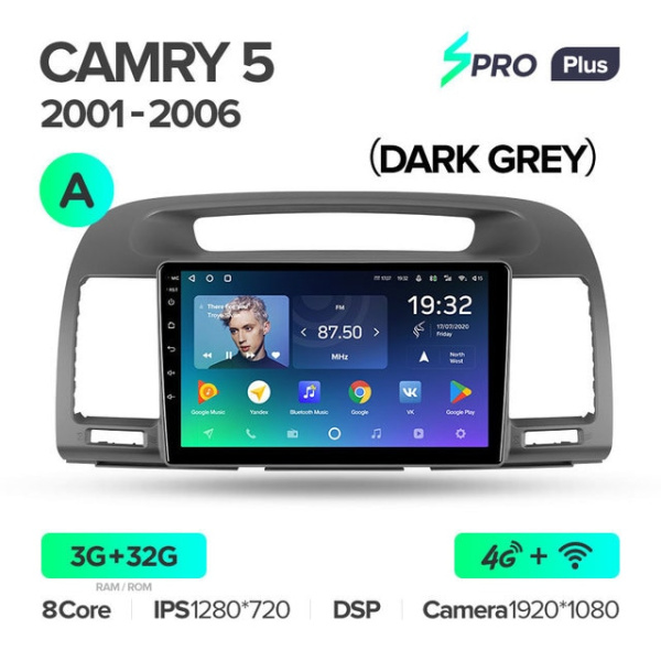 Автомагнитола Teyes SPRO Plus 4/32Gb Toyota Camry 5 Тип-A Автомагнитола Teyes SPRO Plus 4/32Gb Toyota Camry 5 Тип-A
