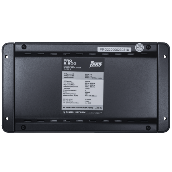 AMP PRO 2.200 AMP PRO 2.200