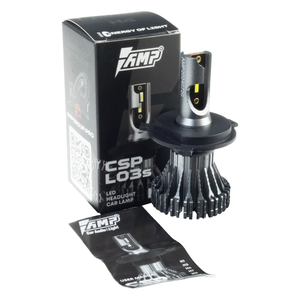 Светодиод головного света AMP CSP L03S H4
