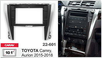 CARAV 22-601 | 10.1" переходная рамка Toyota Camry 2014-2017, Aurion 2012-2017
