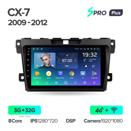 Автомагнитола Teyes SPRO Plus 4/32Gb Mazda CX-7