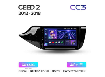 Автомагнитола Teyes CC3 4/32Gb Kia Ceed 2