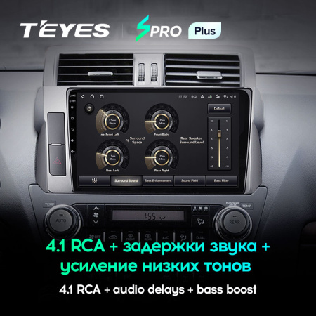 Автомагнитола Teyes SPRO Plus 4/32Gb Toyota Land Cruiser Prado 2013-2017