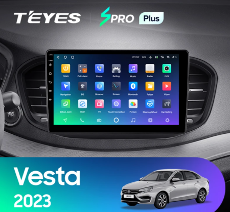 Автомагнитола Teyes SPRO Plus 4/32Gb Lada Vesta Тип-A