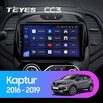 Автомагнитола Teyes CC3 4/32Gb Renault Kaptur F2