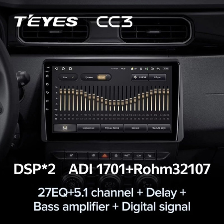 Автомагнитола Teyes CC3 4/32Gb Renault Duster HM 2 II / Arkana