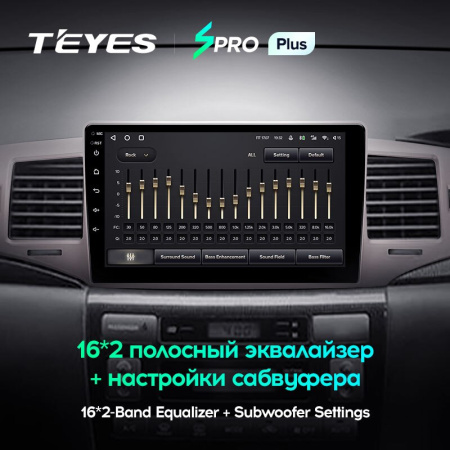Автомагнитола Teyes SPRO Plus 4/32Gb Toyota Corolla 9