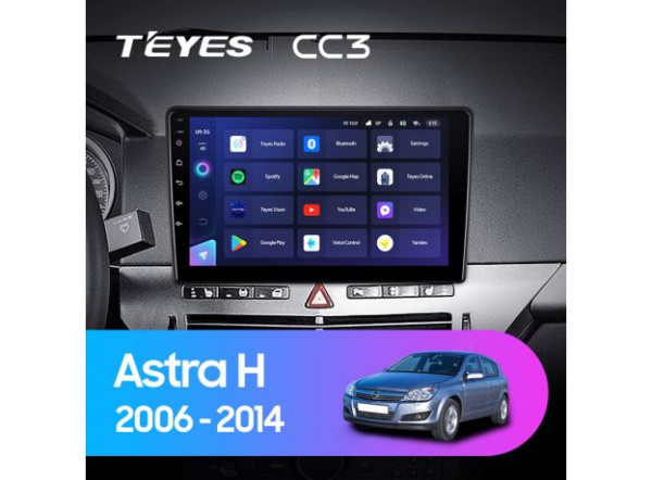 Автомагнитола Teyes CC3 4/32Gb Opel Astra H